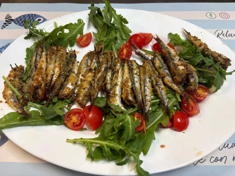 Spiedini di sardoncini dell’Adriatico
